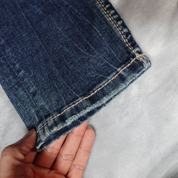 BKE Alec Skinny Denim Jeans Mens 31x30 (Fits 30x29) Stretch Dark Wash - Picture 2 of 12